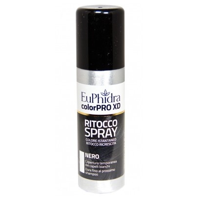 EUPHIDRA COLORPRO XD TINTURA RITOCCO SPRAY CAPELLI NERO 75 ML - Farmavicinoate