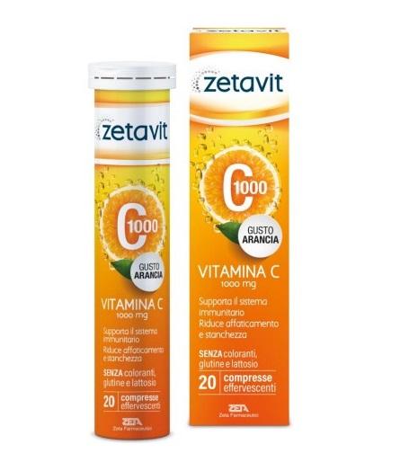 ZETAVIT C1000 20 COMPRESSE EFFERVESCENTI - Farmavicinoate