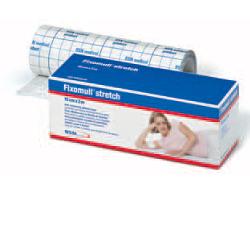 FASCIA AUTOADESIVA IPOALLERGENICA FISSAGGIO CATETERI FIXOMULL STRETCH SUPPORTO IN POLIESTERE NON TESSUTO BIANCO MASSA IN POLICARBONATO SENZA RESINE E GOMME NATURALI 15X1000CM - Farmavicinoate