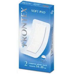 GARZA COMPRESSA PRONTEX SOFT PAD AUTOADESIVA 10X20CM 2 PEZZI - Farmavicinoate
