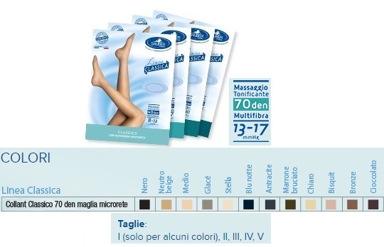 SAUBER COLLANT 70 DENARI MAGLIA MICRORETE NEUTRO BEIGE 4 LINEA CLASSICA - Farmavicinoate