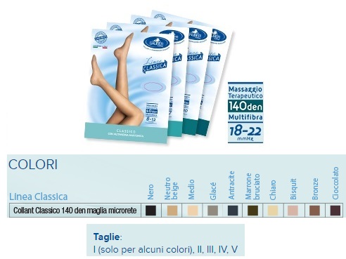 SAUBER COLLANT 140 DENARI MAGLIA MICRORETE NEUTRO BEIGE 5 LINEA CLASSICA - Farmavicinoate