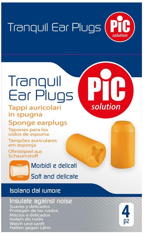 TAPPI AURICOLARI TRANQUIL IN SPUGNA 4 PEZZI - Farmavicinoate