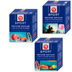 TAPPO AURICOLARE IN SILICONE PIC SPORT PER ADULTI 2 PEZZI - Farmavicinoate