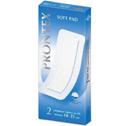 GARZA COMPRESSA PRONTEX SOFT PAD 10X25 CM 2 PEZZI - Farmavicinoate