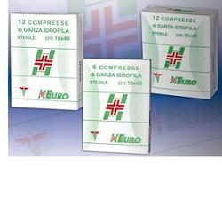 GARZA COMPRESSA STERILE CURAMED 12/8 18X40CM 12 PEZZI - Farmavicinoate
