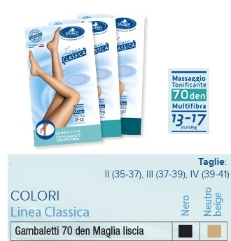 SAUBER GAMBALETTO 70 MAGLIA LISCIA NERO 4 LINEA CLASSICA - Farmavicinoate