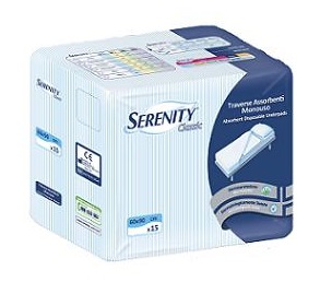 TRAVERSA SALVAMATERASSO PER INCONTINENZA SERENITY CLASSIC RIMBOCCABILE MISURA 80X180CM 30 PEZZI - Farmavicinoate