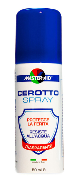 CEROTTO SPRAY MASTER-AID FLACONE 50ML CIRCA 80 APPLICAZIONI - Farmavicinoate