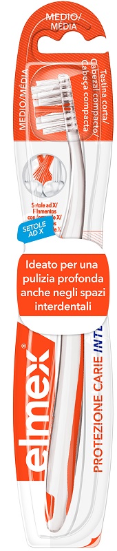 ELMEX INTERX SPAZZOLINO PROTEZIONE CARIE TESTINA CORTA - Farmavicinoate