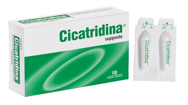 CICATRIDINA SUPPOSTE 10 PEZZI - Farmavicinoate