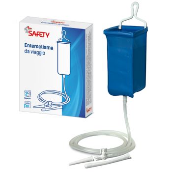 ENTEROCLISMA DA VIAGGIO KLISTER IN GOMMA CON CANNULA ANALE EVAGINALE 2 LITRI - Farmavicinoate