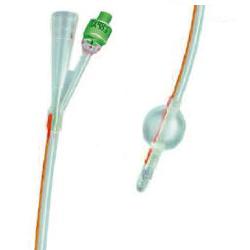CATETERE FOLEY IN SILICONE TRASPARENTE A 2 VIE CON PALLONCINO 5-10ML DIAMETRO CH16 5,33MM LUNGHEZZA 40CM - Farmavicinoate