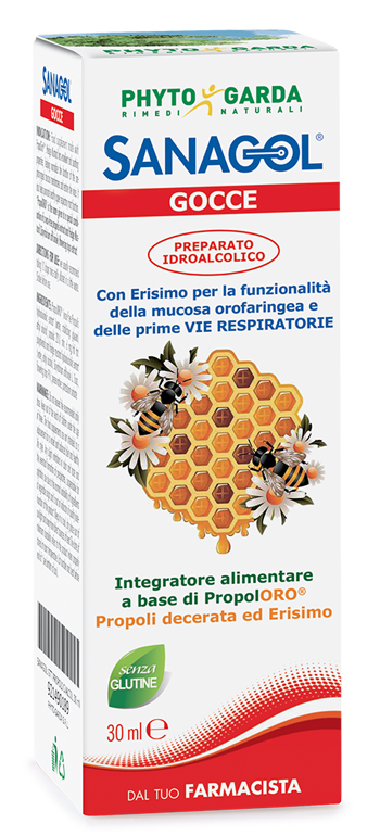 SANAGOL GOCCE PROPOLI ESTRATTO IDROALCOLICO 30 ML - Farmavicinoate