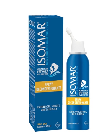 ISOMAR NASO CHIUSO SOLUZIONE ACQUA DI MARE IPERTONICA PER DECONGESTIONE NASO CHIUSO 50 ML - Farmavicinoate