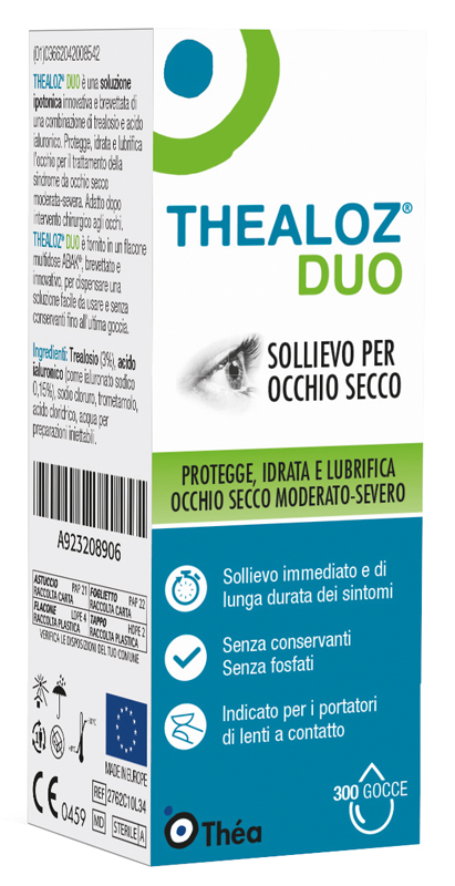 THEALOZ DUO SOLUZIONE OCULARE FLACONE 10 ML - Farmavicinoate