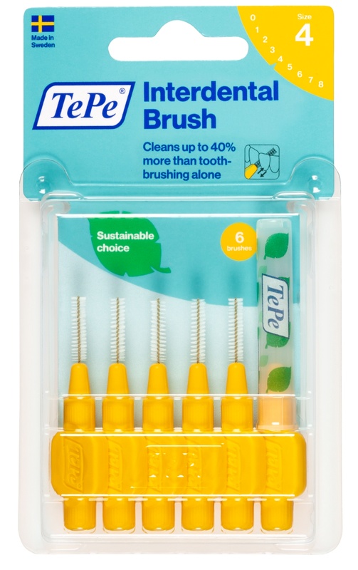 TEPE SCOVOLINO GIALLO 0,7 MM 6 PEZZI - Farmavicinoate