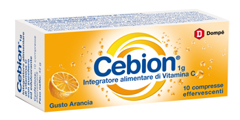 CEBION EFFERVESCENTI VITAMINA C ARANCIA 10 COMPRESSE - Farmavicinoate