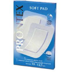 GARZA COMPRESSA PRONTEX SOFT PAD 10X12,5 6 PEZZI (5 TNT + 1 IMPERMEABILE AQUA PAD) - Farmavicinoate