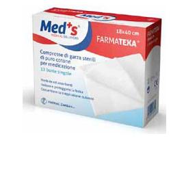 GARZA COMPRESSA MEDS 12/8 36X40CM 12 PEZZI - Farmavicinoate