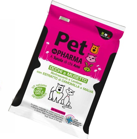 PET IN PHARMA SALVIETTINE OCCHI MUSO 30 PEZZI - Farmavicinoate