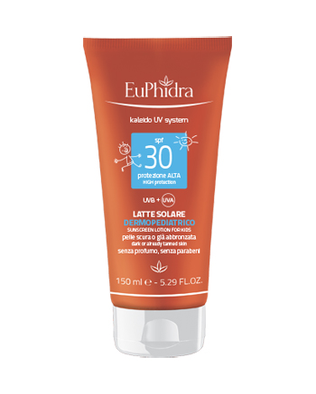 EUPHIDRA KALEIDO UV SYSTEM LATTE SOLARE DERMOPED 30 - Farmavicinoate