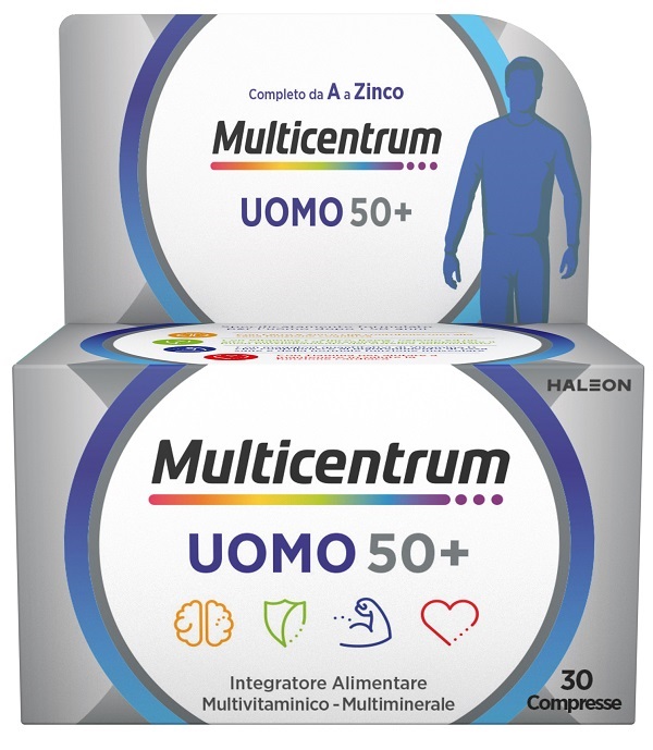 MULTICENTRUM UOMO 50+ 30 COMPRESSE - Farmavicinoate
