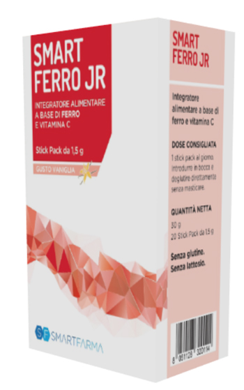 SMART FERRO JR 20 STICK PACK GUSTO VANIGLIA - Farmavicinoate