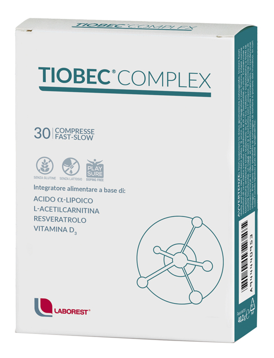 TIOBEC COMPLEX 30 COMPRESSE FAST SLOW - Farmavicinoate