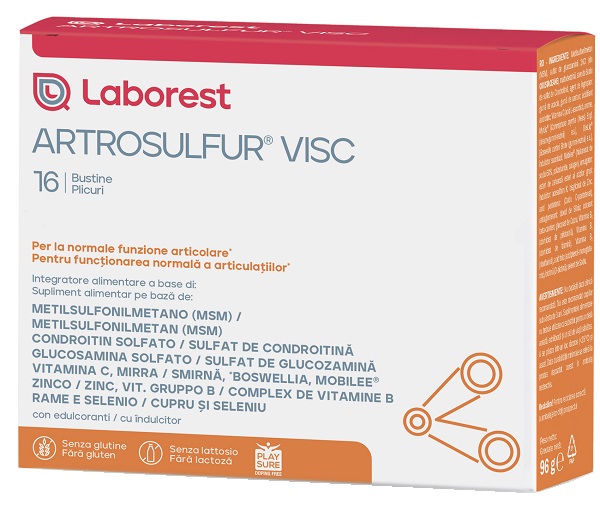 ARTROSULFUR VISC 16 BUSTINE DA 6 G - Farmavicinoate