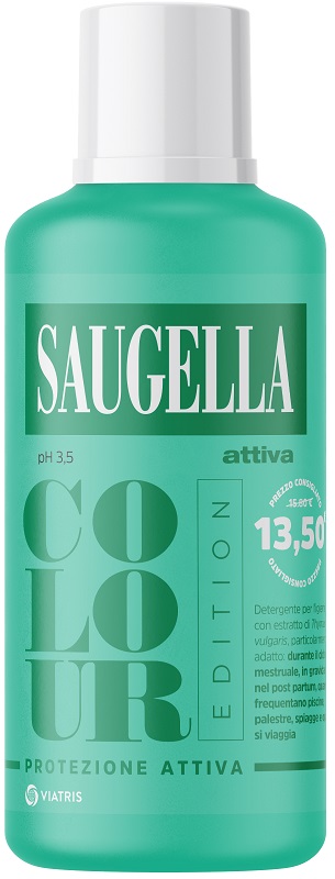SAUGELLA ATTIVA COLOUR EDITION DETERGENTE IGIENE INTIMA 500 ML - Farmavicinoate