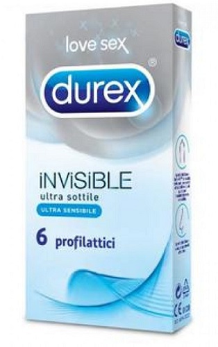 DUREX INVISIBLE PROFILATTICO 6 PEZZI - Farmavicinoate