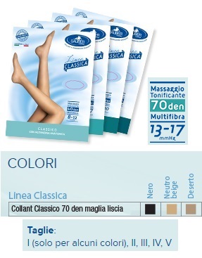 SAUBER COLLANT 70 DENARI MAGLIA LISCIA DESERTO 5 LINEA CLASSICA - Farmavicinoate