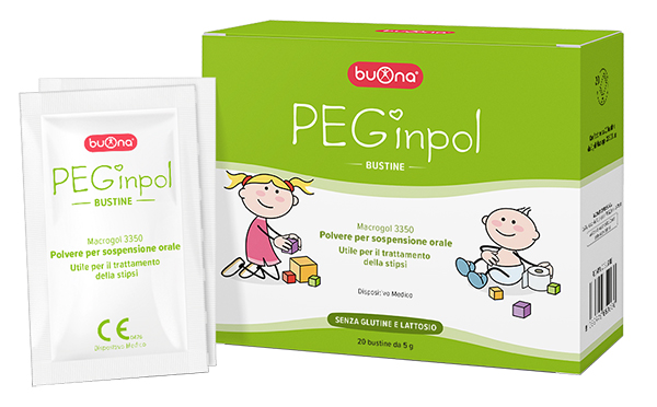 PEGINPOL MACROGOL 3350 SOSPENSIONE ORALE 20 BUSTINE - Farmavicinoate