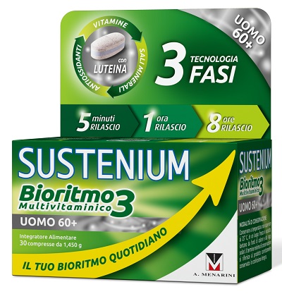 SUSTENIUM BIORITMO3 UOMO 60+ 30 COMPRESSE - Farmavicinoate