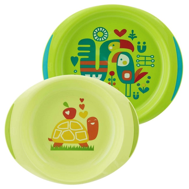 CHICCO PIATTO FONDO E PIANO 12M+ VERDE - Farmavicinoate