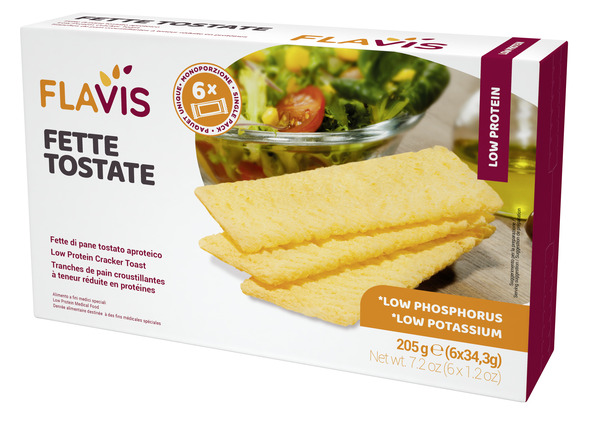 FLAVIS FETTE TOSTATE APROTEICHE 6 PORZIONI DA 34,3 G - Farmavicinoate