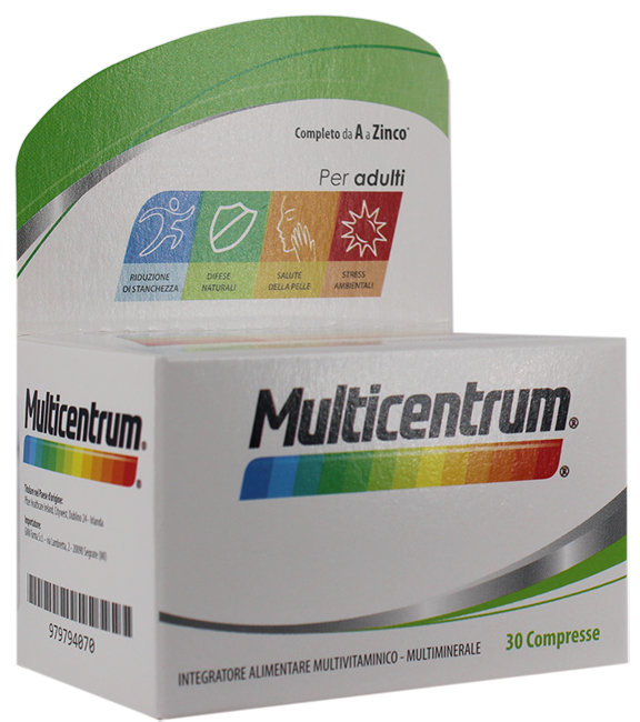 MULTICENTRUM ADULTI 30 COMPRESSE - Farmavicinoate