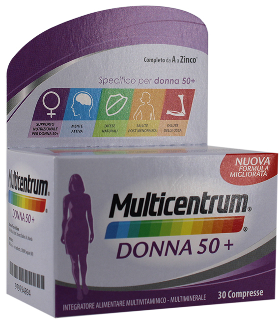 MULTICENTRUM DONNA 50+ 30 COMPRESSE - Farmavicinoate