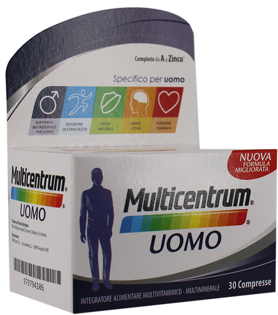 MULTICENTRUM UOMO 30 COMPRESSE - Farmavicinoate