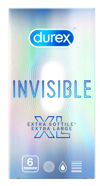 PROFILATTICO DUREX INVISIBLE XL 6 PEZZI - Farmavicinoate