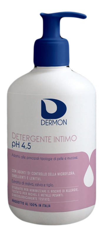 DERMON DETERGENTE INTIMO USO FREQUENTE PH 4,5 500 ML - Farmavicinoate