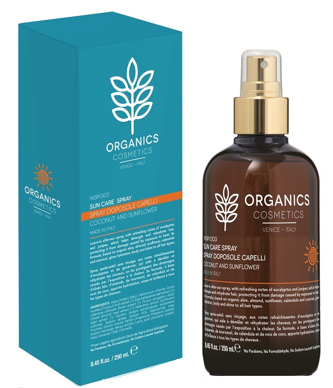 ORGANICS PHARM SUN CARE SPRAY DISTRICANTE DOPOSOLE CAPELLI 250 ML - Farmavicinoate