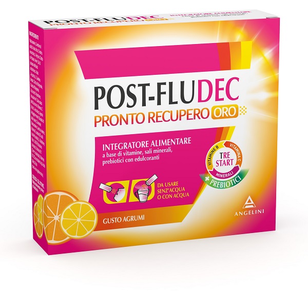 POSTFLUDEC AGRUMI PRONTO RECUPERO ORO 12 BUSTINE - Farmavicinoate