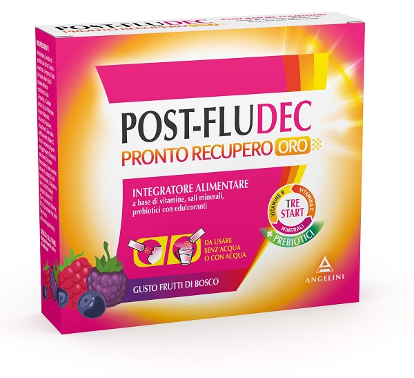 POSTFLUDEC FRUTTI DI BOSCO PRONTO RECUPERO ORO 12 BUSTINE - Farmavicinoate