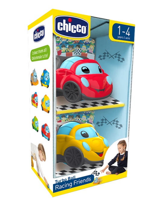 CHICCO GIOCO TURBO BALL - RACING FRIENDS - Farmavicinoate