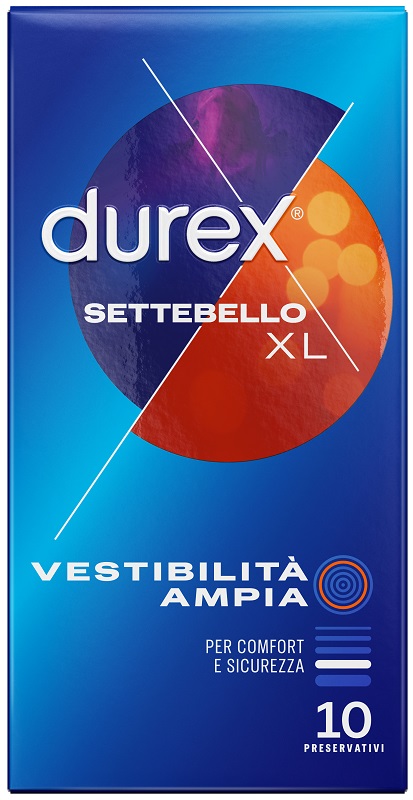 PROFILATTICO DUREX SETTEBELLO EXTRALARGE 10 PEZZI - Farmavicinoate
