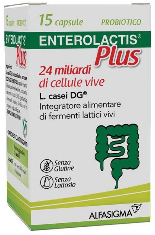 ENTEROLACTIS PLUS 15 CAPSULE - Farmavicinoate